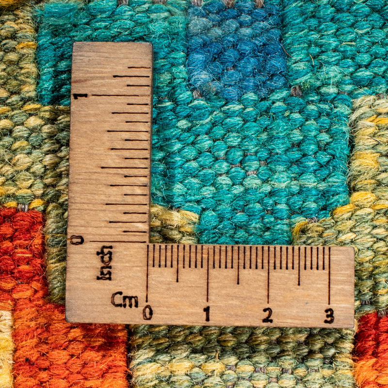 Biegacz Dywan Kelim - Splash - 297 x 80 cm - wielokolorowy