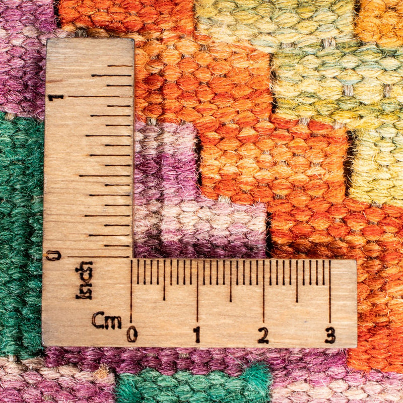 Biegacz Dywan Kelim - Splash - 297 x 86 cm - wielokolorowy