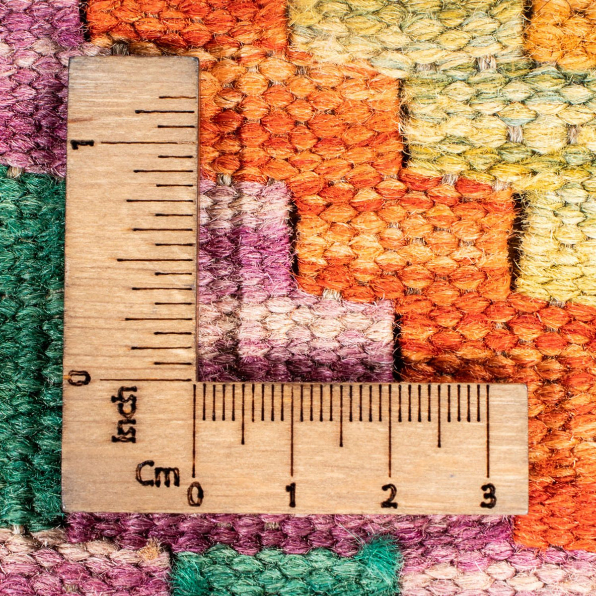 Biegacz Dywan Kelim - Splash - 297 x 86 cm - wielokolorowy