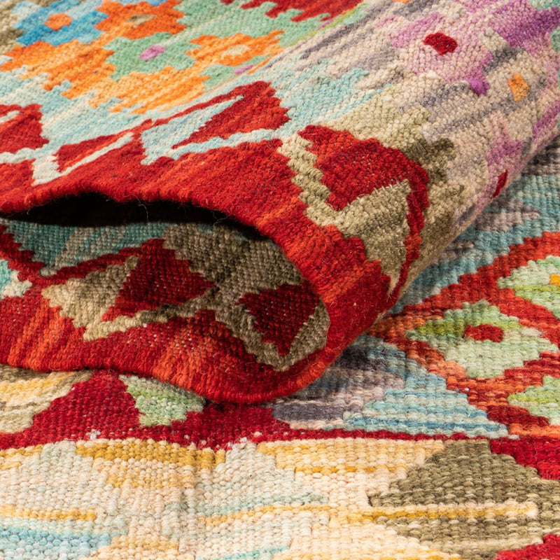 Dywan Kelim - Splash - 183 x 134 cm - wielokolorowy