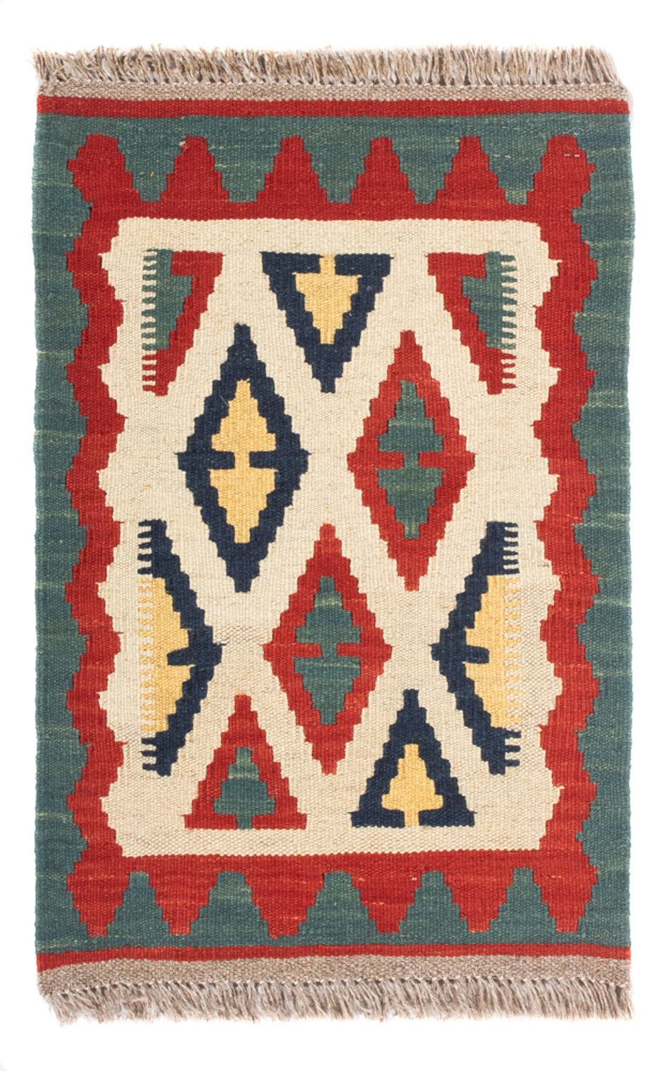 Dywan Kelim - Orientalny - 60 x 40 cm - wielokolorowy