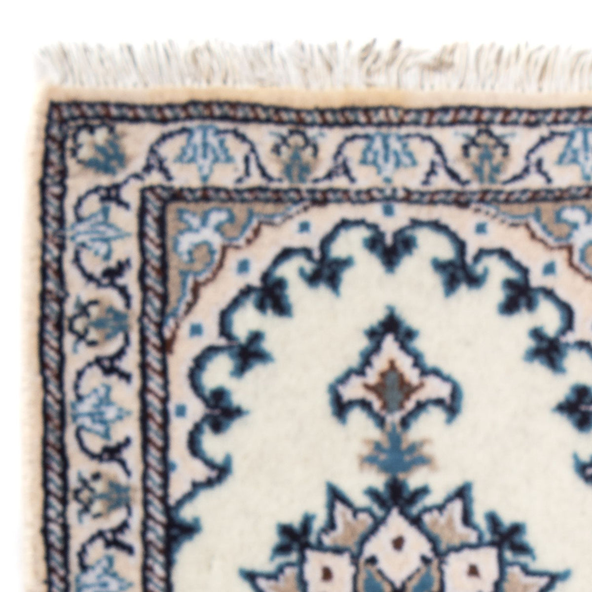 Dywan perski - Nain - 60 x 40 cm - kremowy