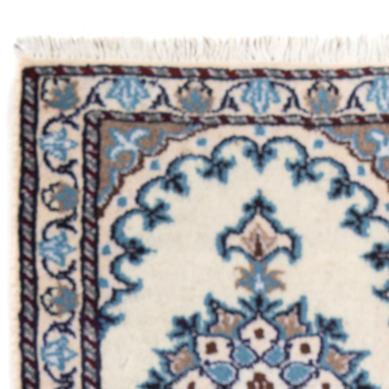 Dywan perski - Nain - 60 x 40 cm - kremowy