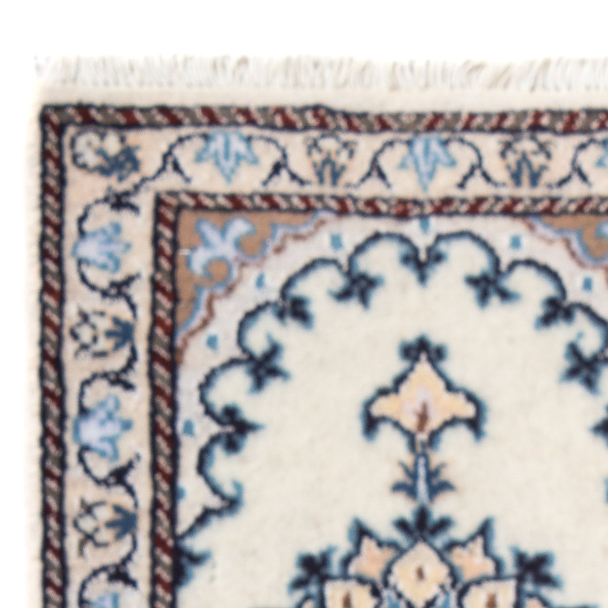 Dywan perski - Nain - 60 x 40 cm - kremowy