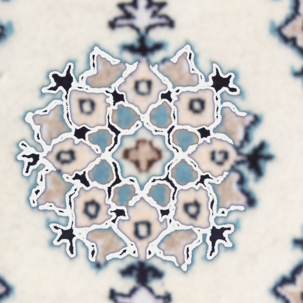 Dywan perski - Nain - 60 x 40 cm - kremowy