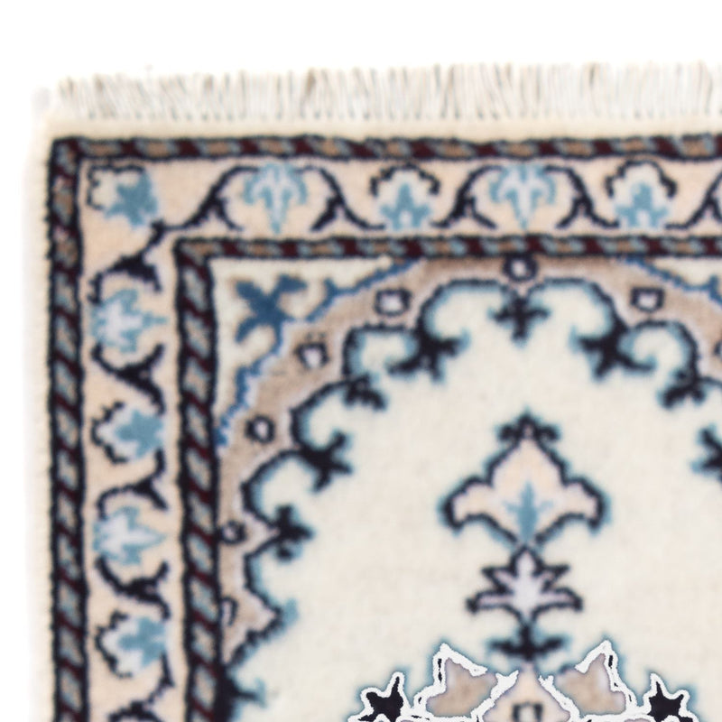 Dywan perski - Nain - 60 x 40 cm - kremowy