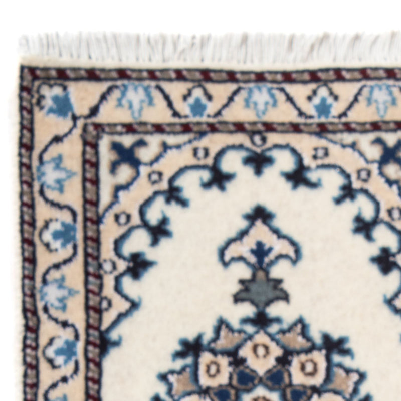 Dywan perski - Nain - 60 x 40 cm - kremowy