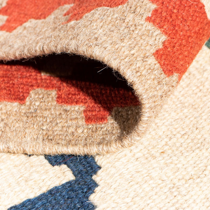 Dywan Kelim - Orientalny - 95 x 62 cm - wielokolorowy