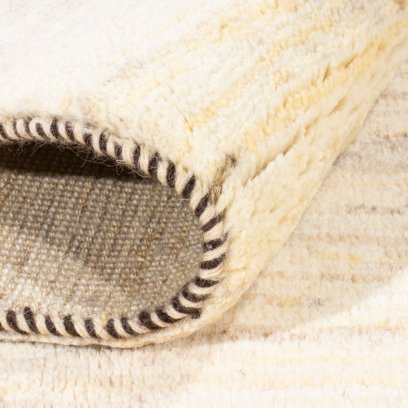 Dywan Gabbeh - perski - 195 x 148 cm - beżowy