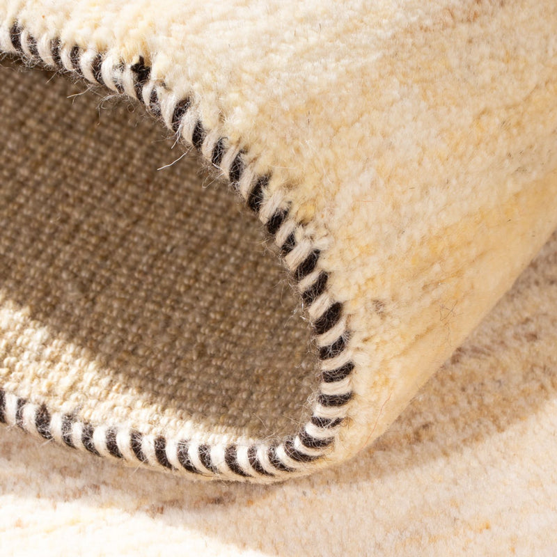 Dywan Gabbeh - perski - 136 x 72 cm - jasny beż