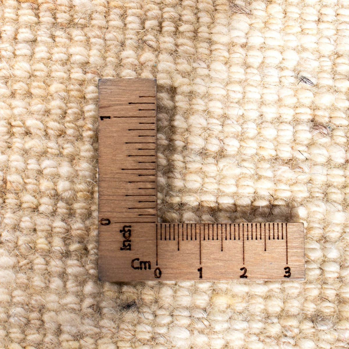 Dywan Gabbeh - perski - 142 x 70 cm - jasny beż