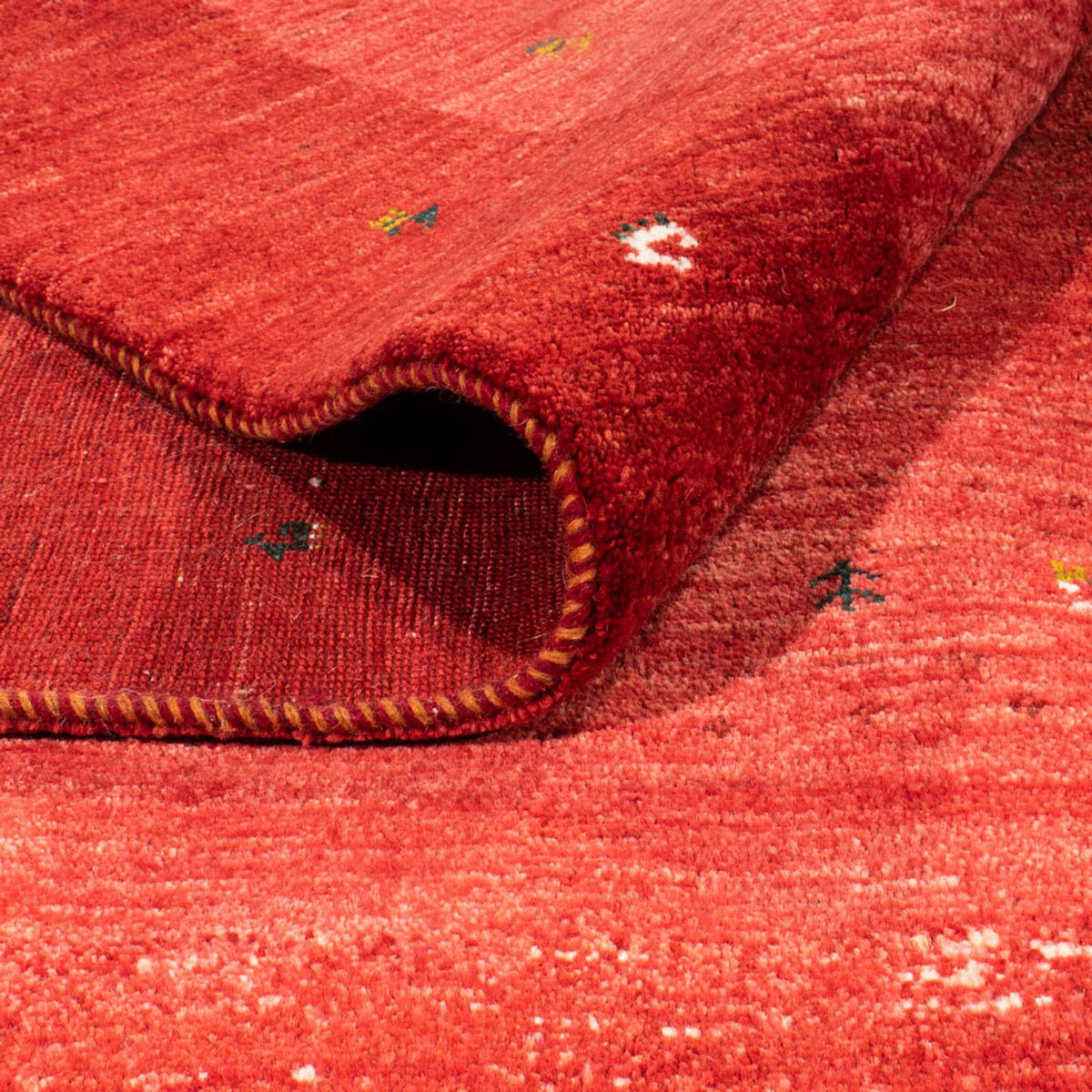 Dywan Gabbeh - Loribaft Perski - 347 x 257 cm - czerwony