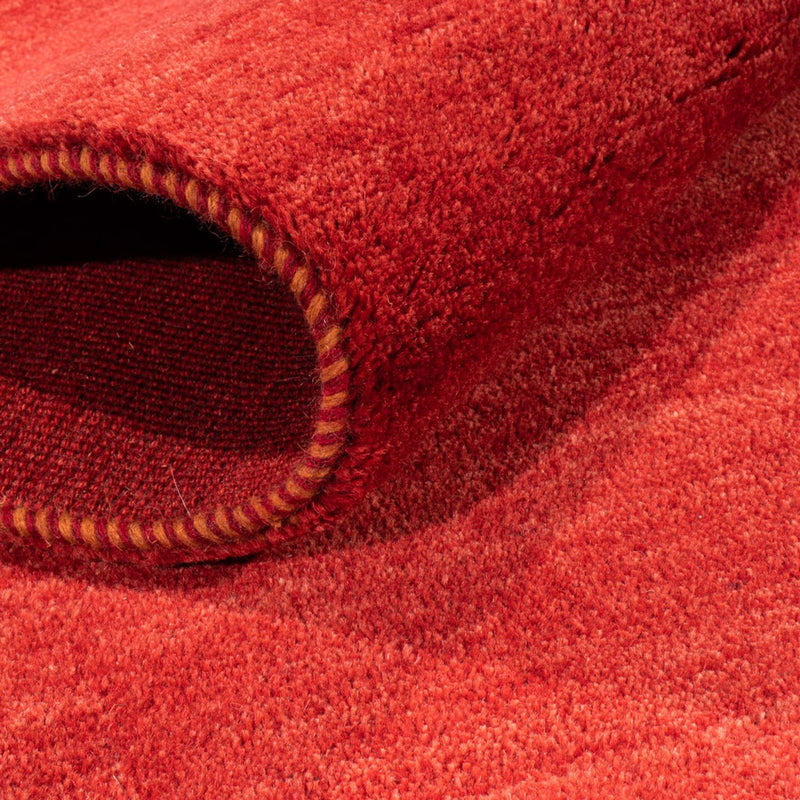 Biegacz Dywan Gabbeh - perski - 296 x 85 cm - czerwony