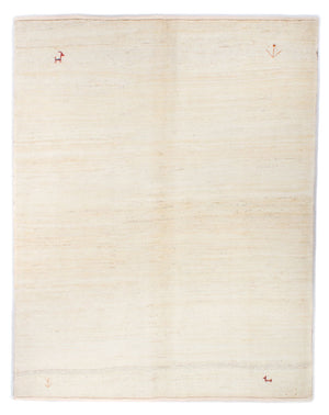 Dywan Gabbeh - perski - 188 x 153 cm - beżowy