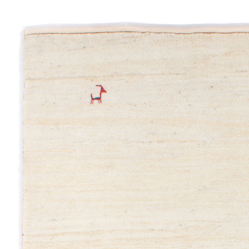 Dywan Gabbeh - perski - 188 x 153 cm - beżowy