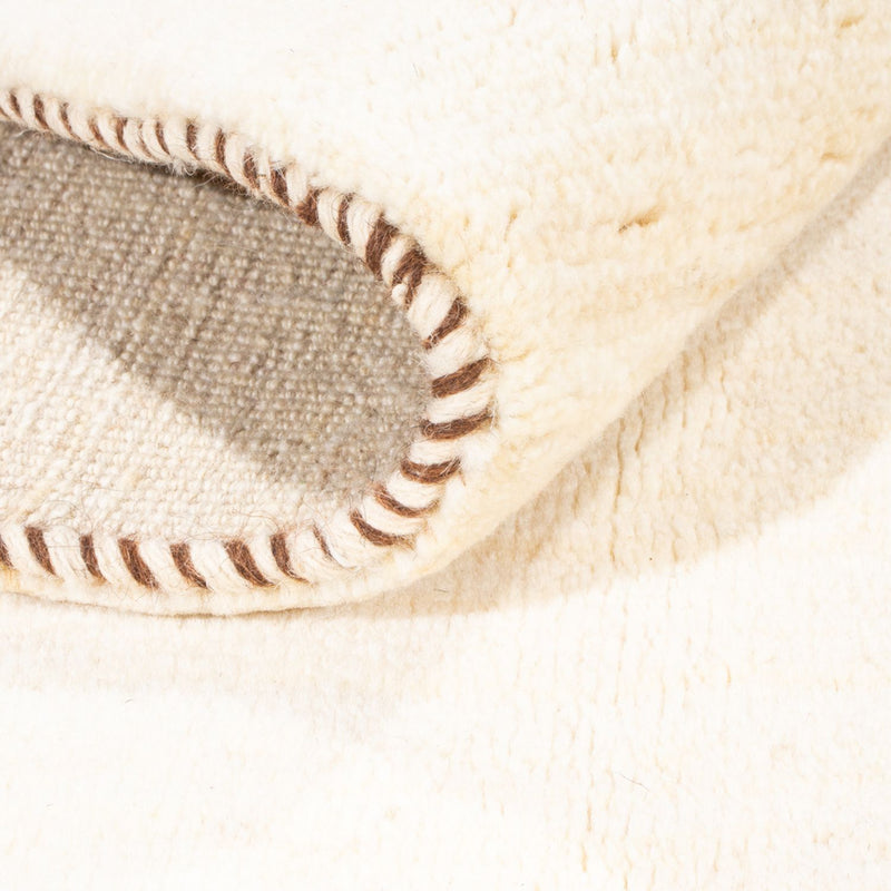 Dywan Gabbeh - perski - 188 x 153 cm - beżowy