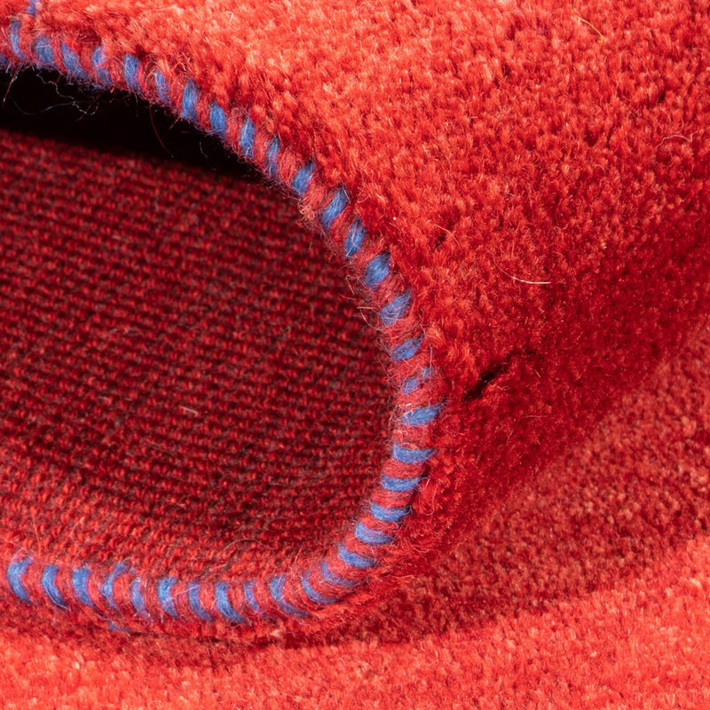 Biegacz Dywan Gabbeh - perski - 200 x 80 cm - czerwony