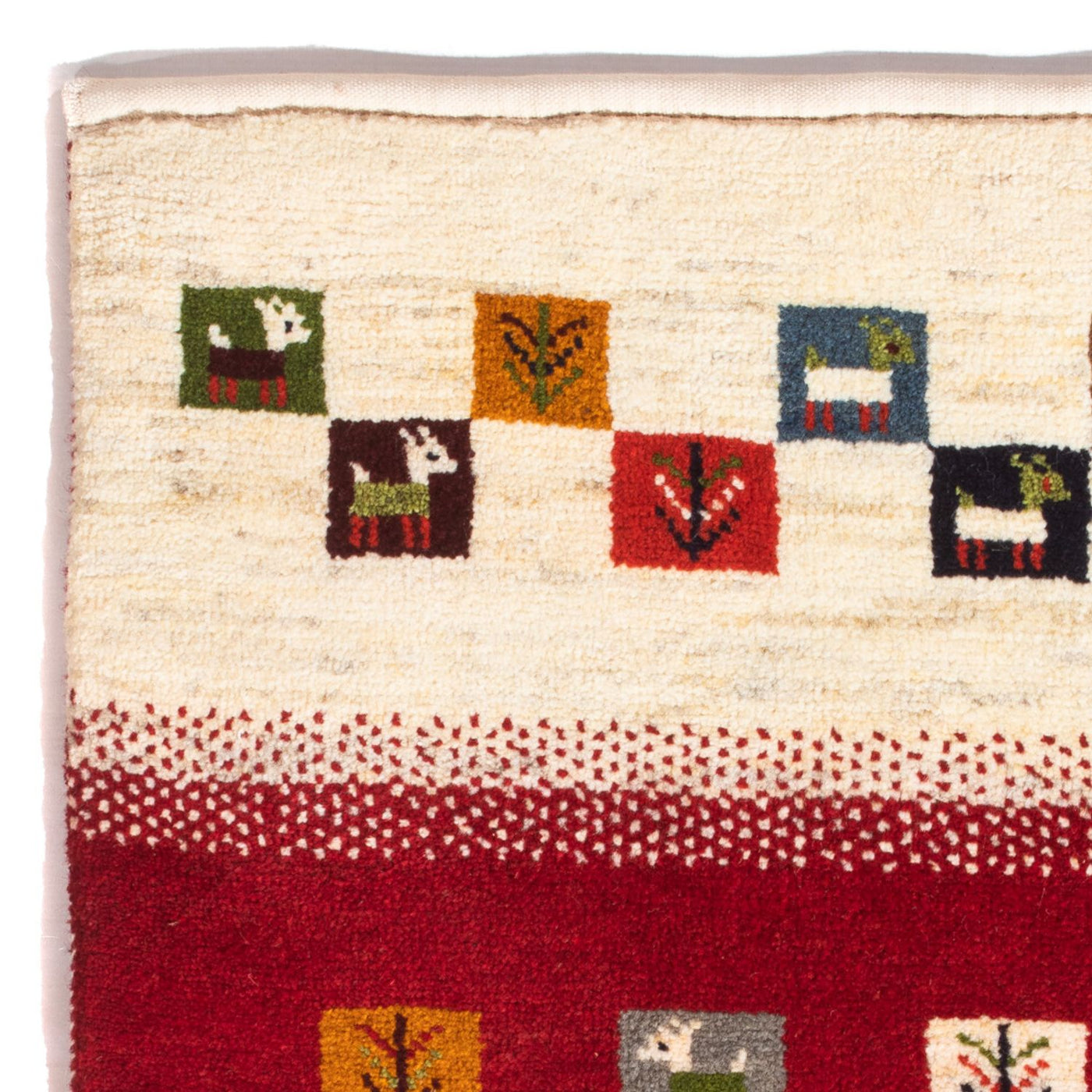 Gabbeh perski Dywan 90x66cm - Perserteppich Wollteppich