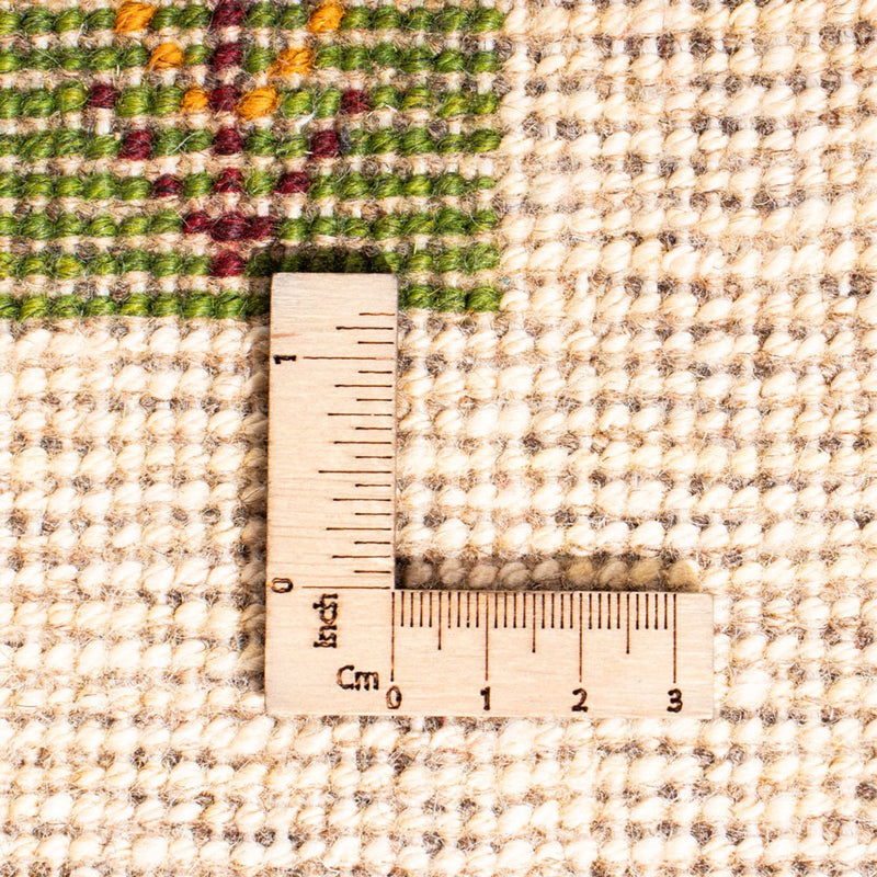 Dywan Gabbeh - perski - 90 x 66 cm - wielokolorowy