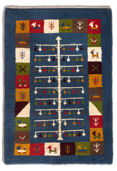 Gabbeh perski Dywan 62x90cm - Perserteppich Wollteppich