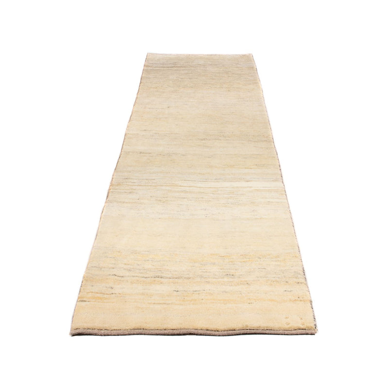 Biegacz Dywan Gabbeh - perski - 282 x 74 cm - beżowy