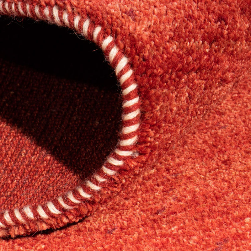 Dywan Gabbeh - perski - 142 x 75 cm - czerwony