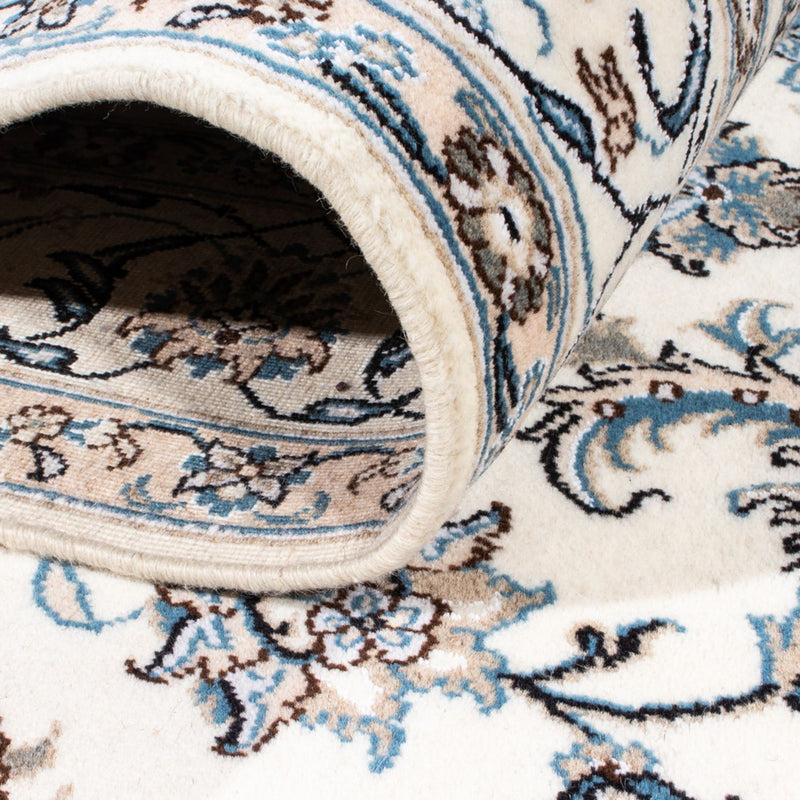 Dywan perski - Nain - 243 x 166 cm - kremowy