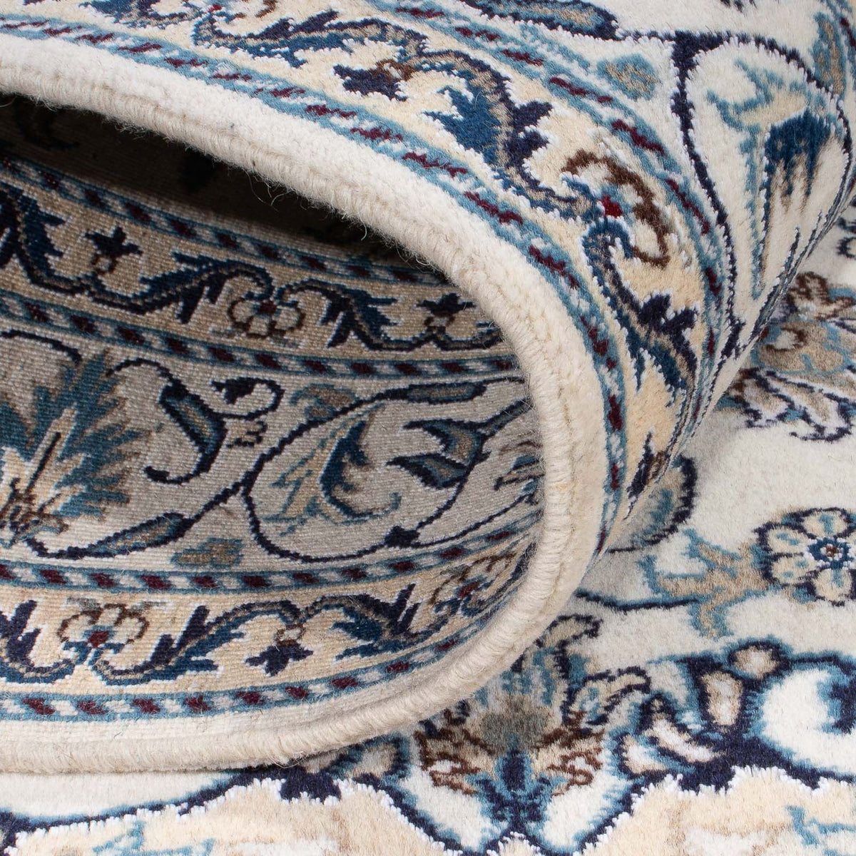 Dywan perski - Nain - 198 x 149 cm - beżowy