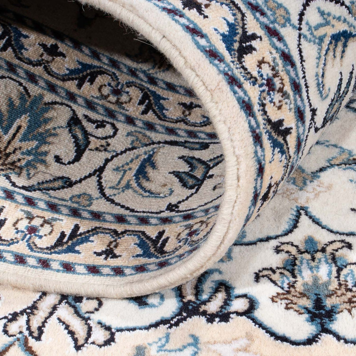 Dywan perski - Nain - 197 x 150 cm - beżowy