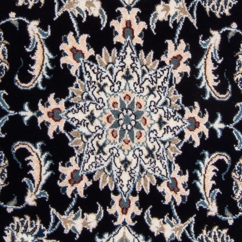 Biegacz Dywan perski - Nain - 374 x 77 cm - ciemnoniebieski