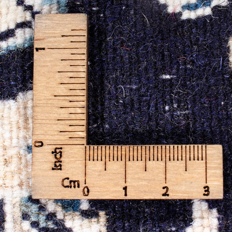 Biegacz Dywan perski - Nain - 374 x 77 cm - ciemnoniebieski