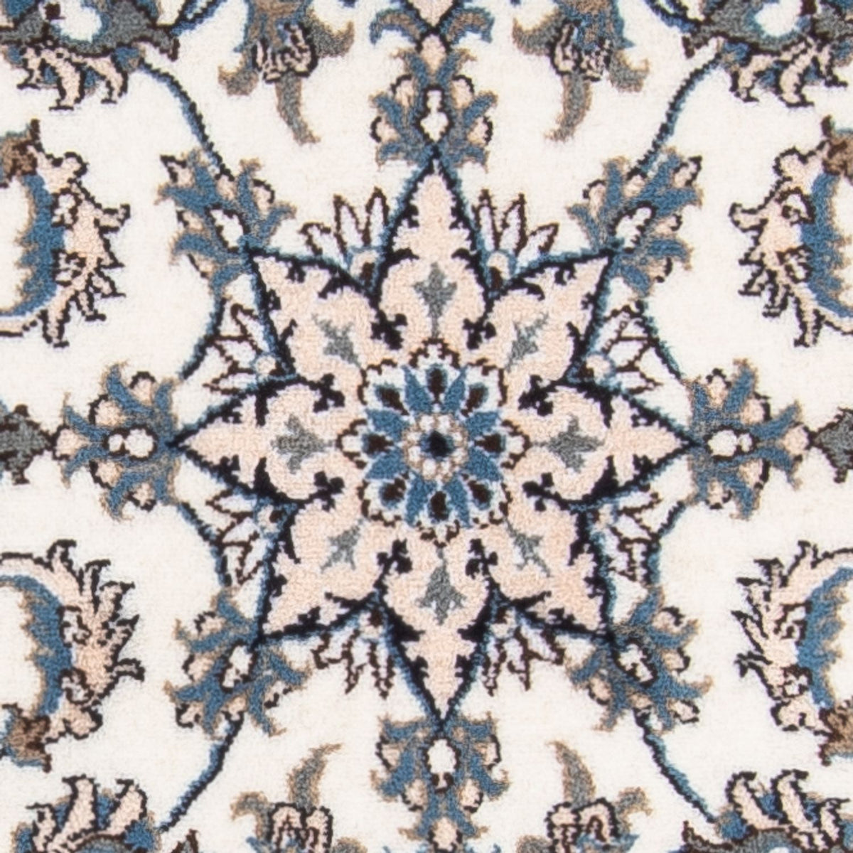 Biegacz Dywan perski - Nain - 290 x 76 cm - kremowy