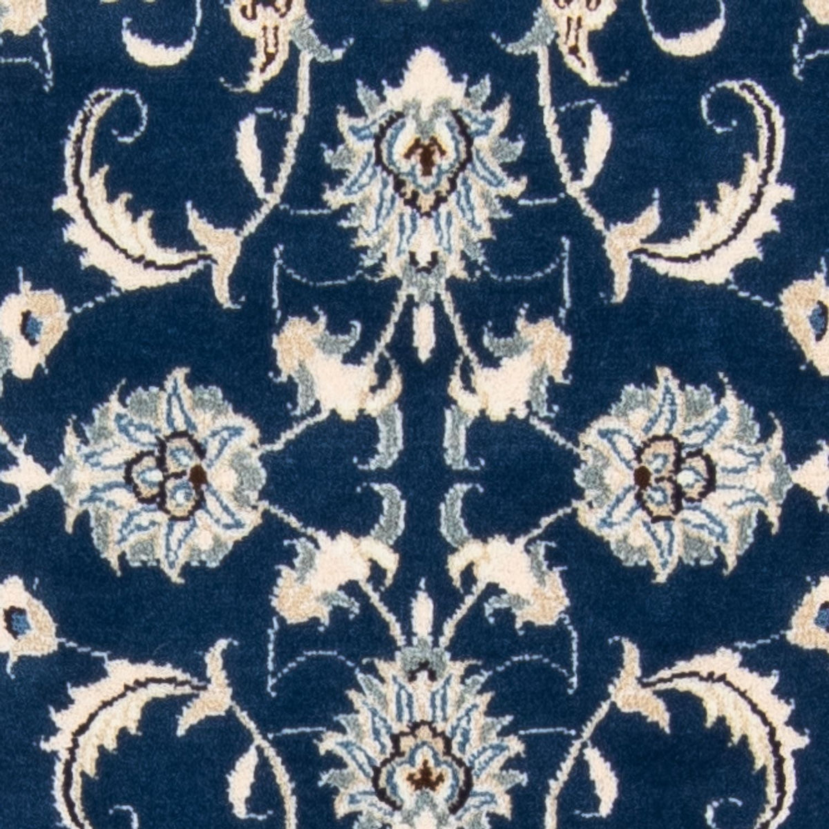 Biegacz Dywan perski - Nain - 254 x 79 cm - ciemnoniebieski