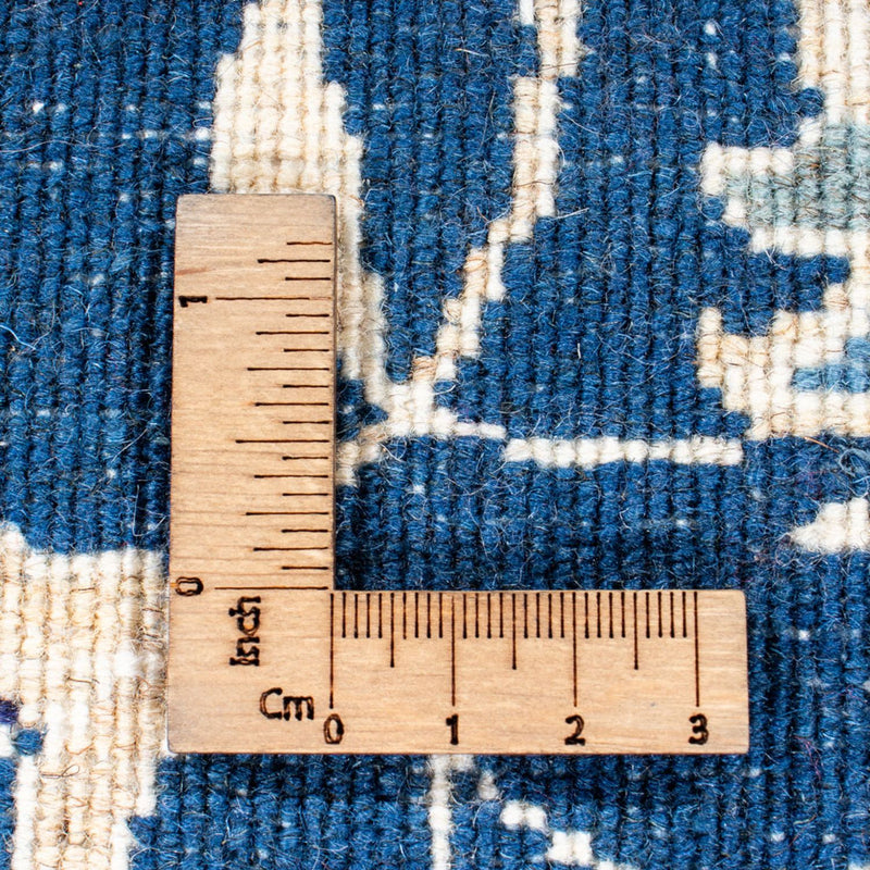 Biegacz Dywan perski - Nain - 254 x 79 cm - ciemnoniebieski