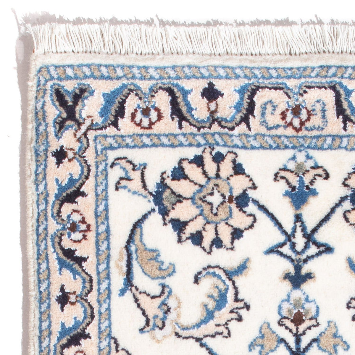 Dywan perski - Nain - 90 x 60 cm - kremowy