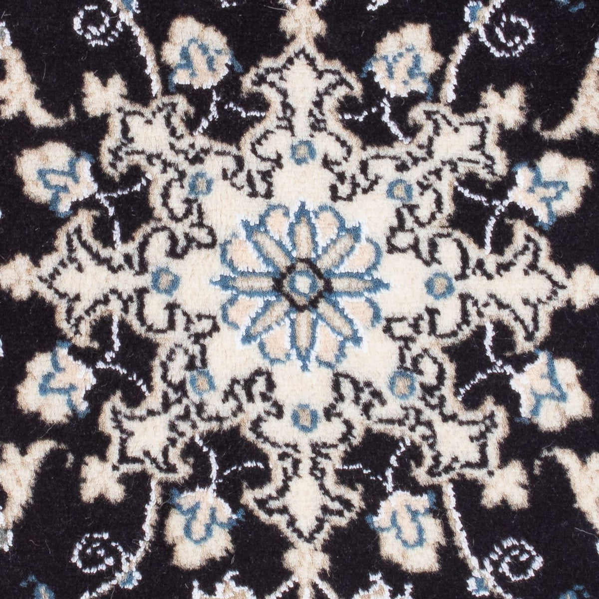 Dywan perski - Nain - 90 x 60 cm - ciemnoniebieski