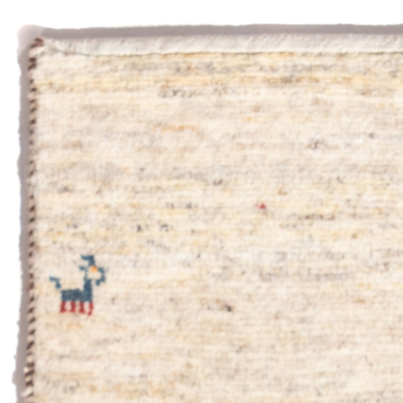 Dywan Gabbeh - perski - 60 x 40 cm - kremowy