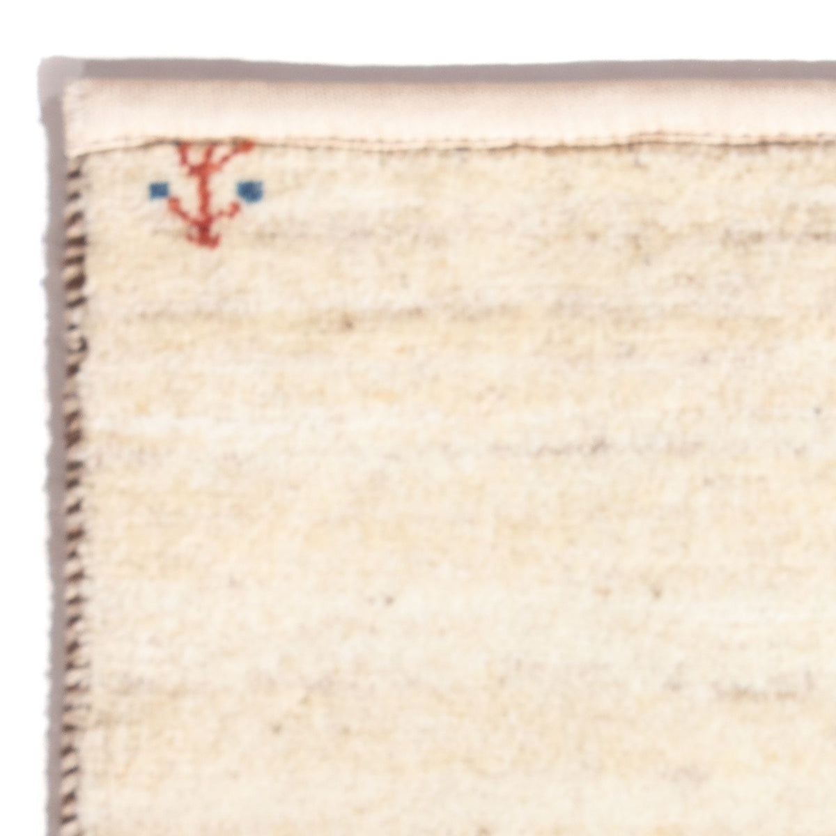 Dywan Gabbeh - perski - 60 x 40 cm - kremowy