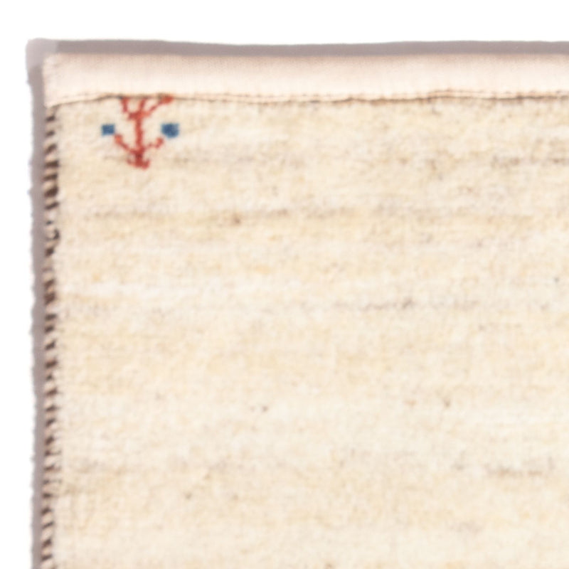 Dywan Gabbeh - perski - 60 x 40 cm - kremowy