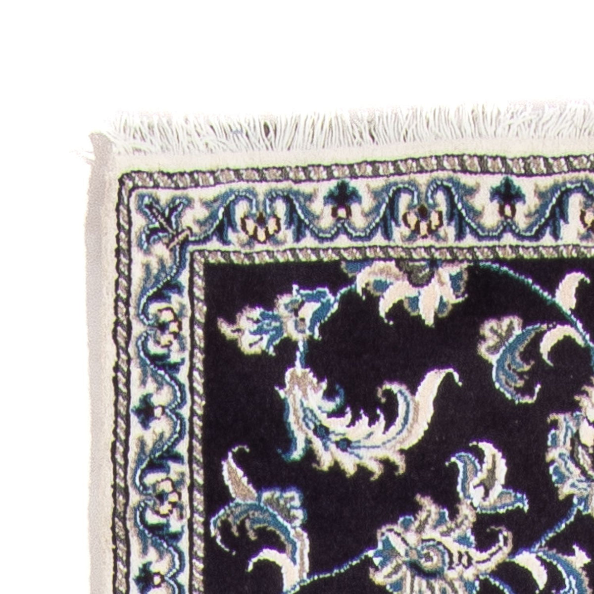 Biegacz Dywan perski - Nain - 291 x 78 cm - ciemnoniebieski