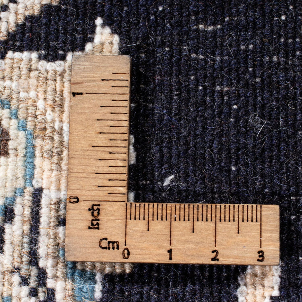 Biegacz Dywan perski - Nain - 297 x 79 cm - ciemnoniebieski