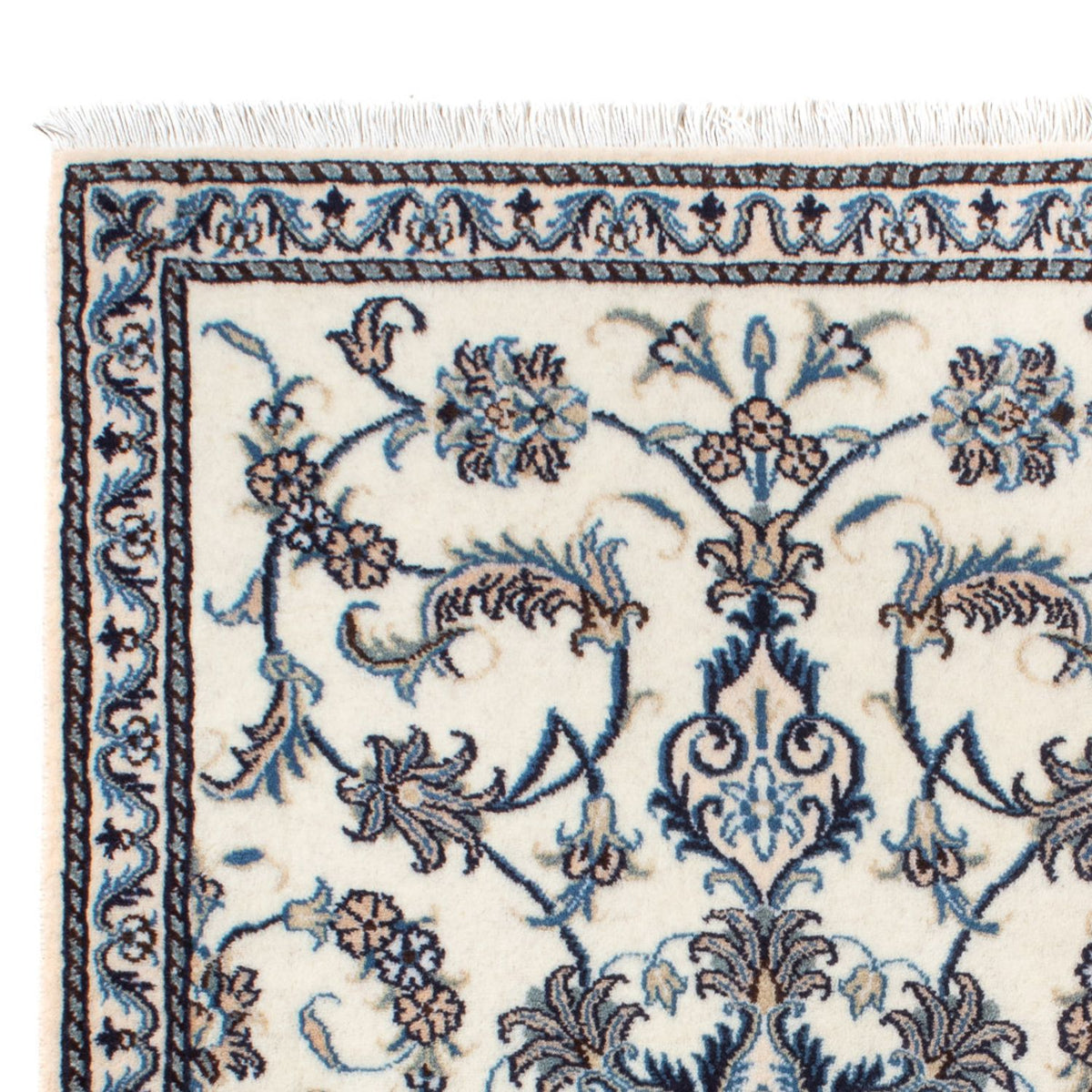 Dywan perski - Nain - 139 x 88 cm - kremowy