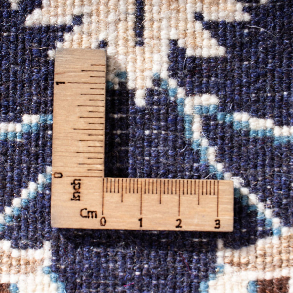 Dywan perski - Nain - 135 x 69 cm - ciemnoniebieski