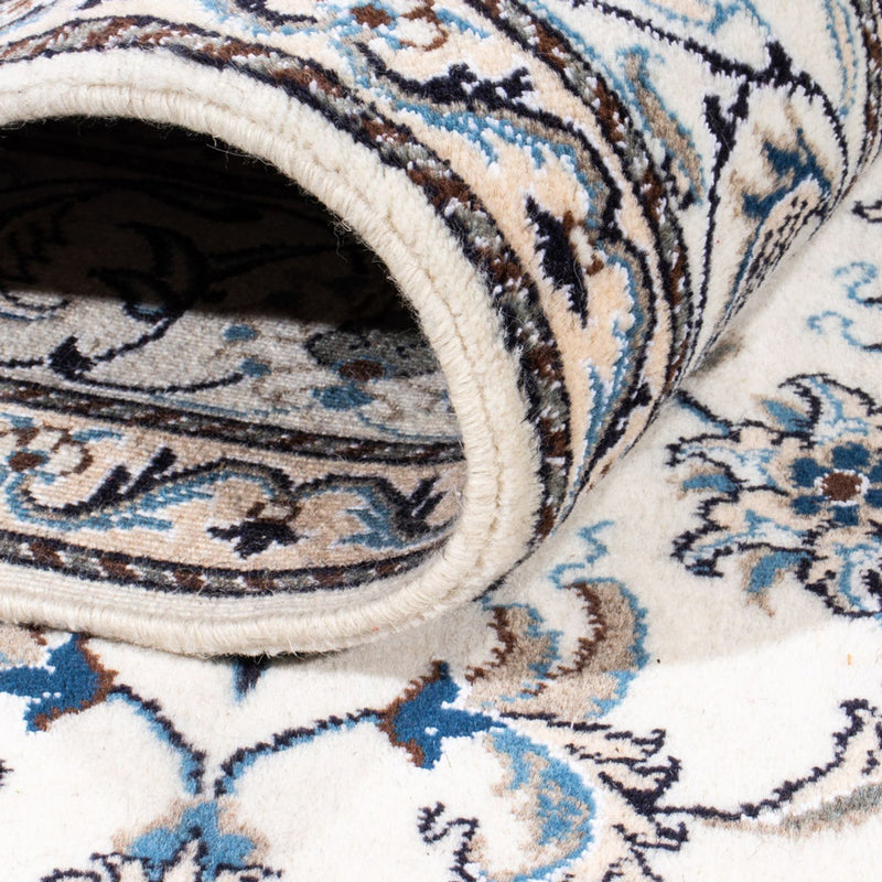 Dywan perski - Nain - 253 x 168 cm - kremowy