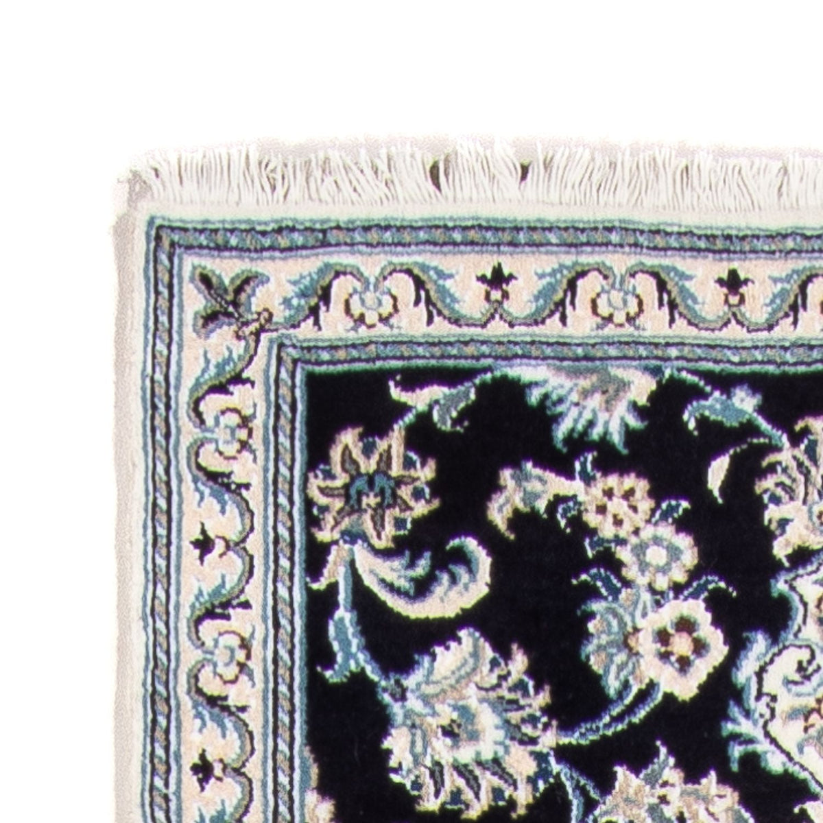 Biegacz Dywan perski - Nain - 287 x 79 cm - ciemnoniebieski