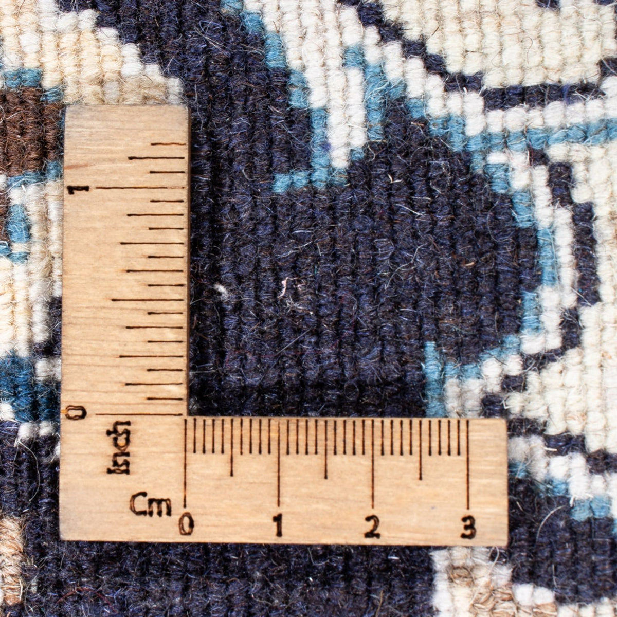 Biegacz Dywan perski - Nain - 200 x 79 cm - ciemnoniebieski