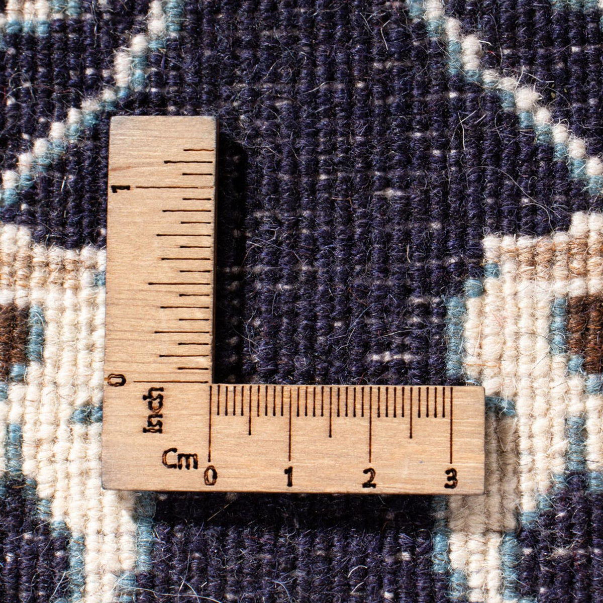 Dywan perski - Nain - 143 x 69 cm - ciemnoniebieski