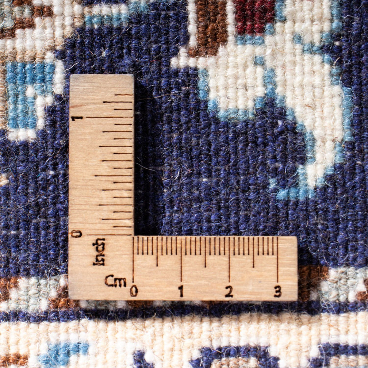 Dywan perski - Nain - 140 x 68 cm - ciemnoniebieski