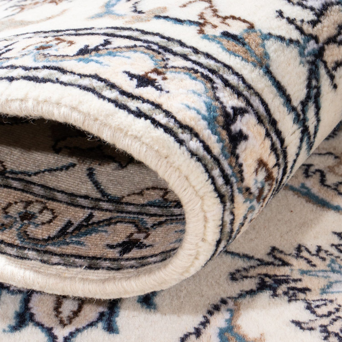 Dywan perski - Nain - 140 x 70 cm - kremowy