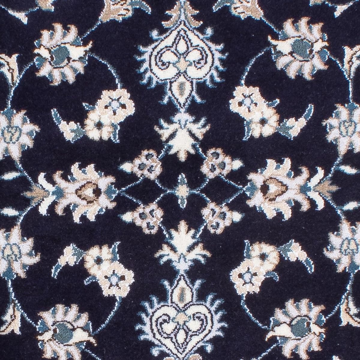 Biegacz Dywan perski - Nain - 202 x 78 cm - ciemnoniebieski